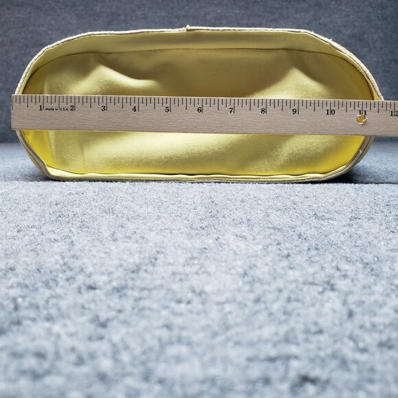 Quacker Factory Shoulder Bag Womens Light Blue Yellow Sea Shell Striped New - Picture 9 of 12